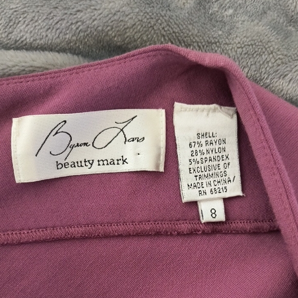 Byron Lars Beauty Mark Plum Dress Size 8 - Picture 2 of 12